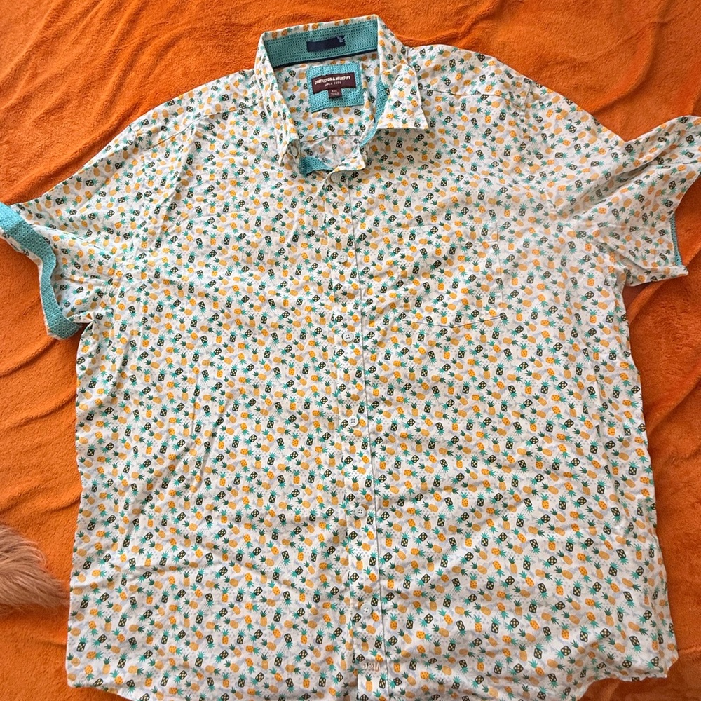 Johnston & Murphy Multicolor Patterned Casual Shirt